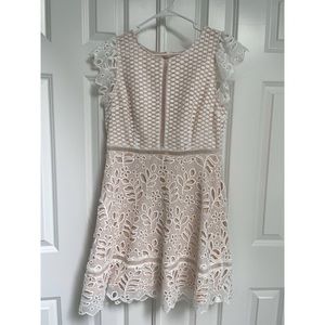BB Dakota white dress, size 12